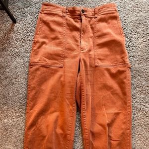 Brick Gap Cropped Carpenter Utility Pants